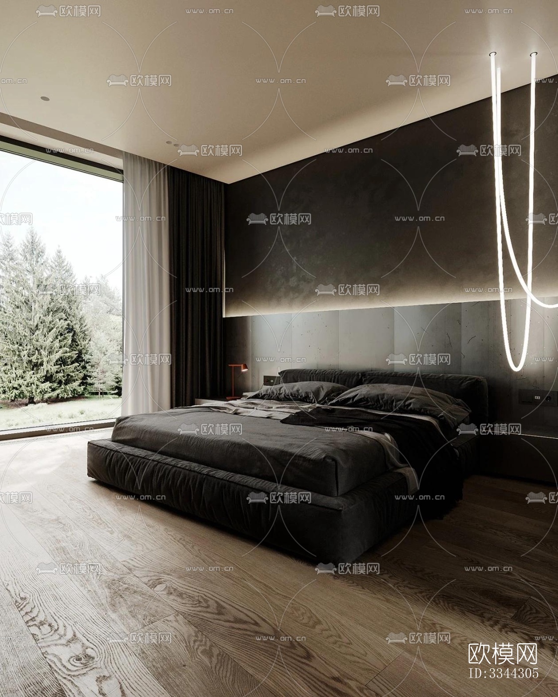 现代别墅效果图下载（渲染图7）