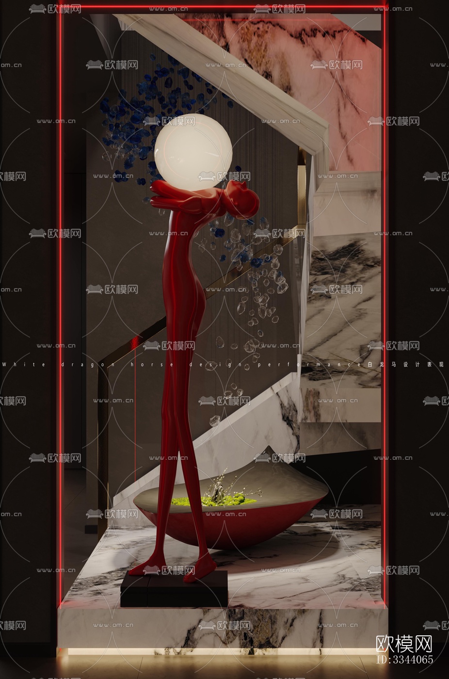 现代别墅效果图下载（渲染图15）