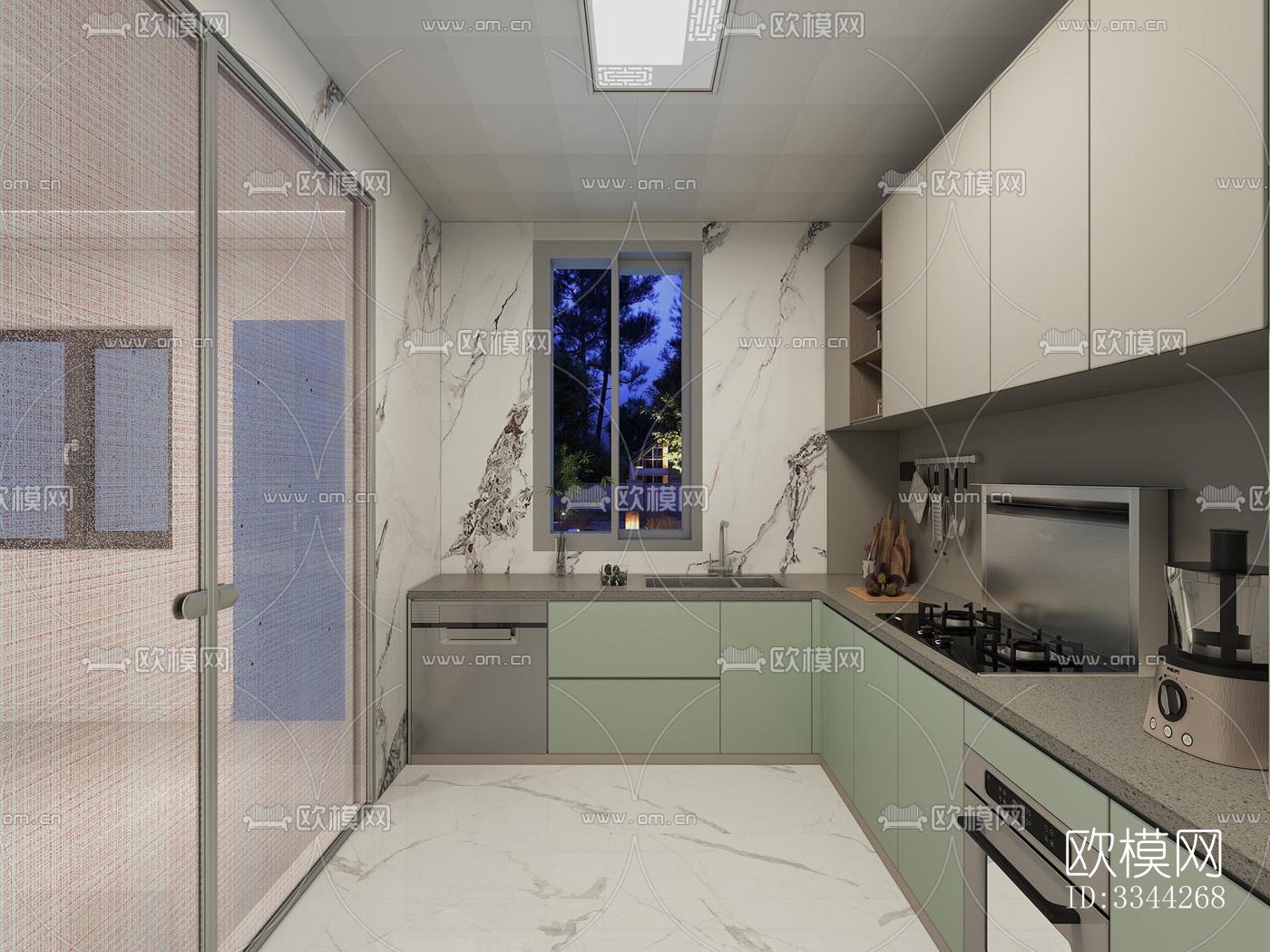 现代别墅效果图下载（渲染图5）