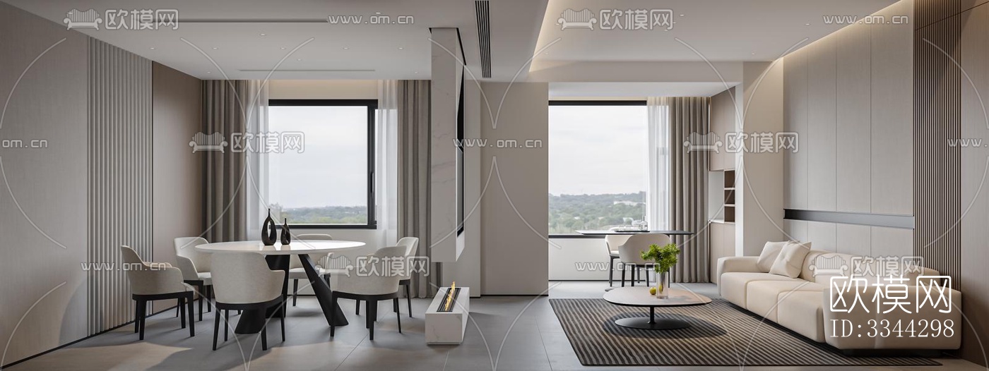 现代别墅效果图下载（渲染图6）