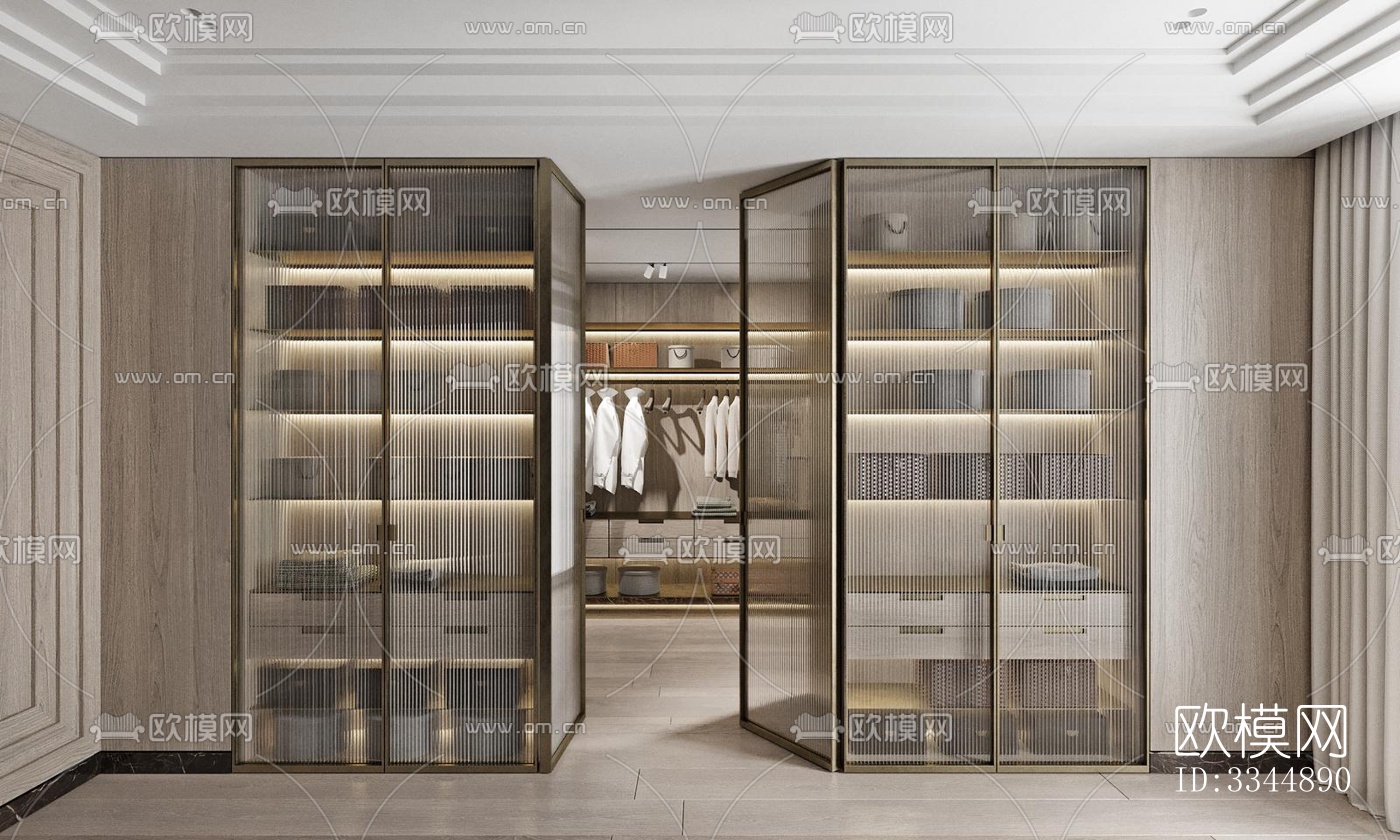 现代卧室效果图下载（渲染图1）