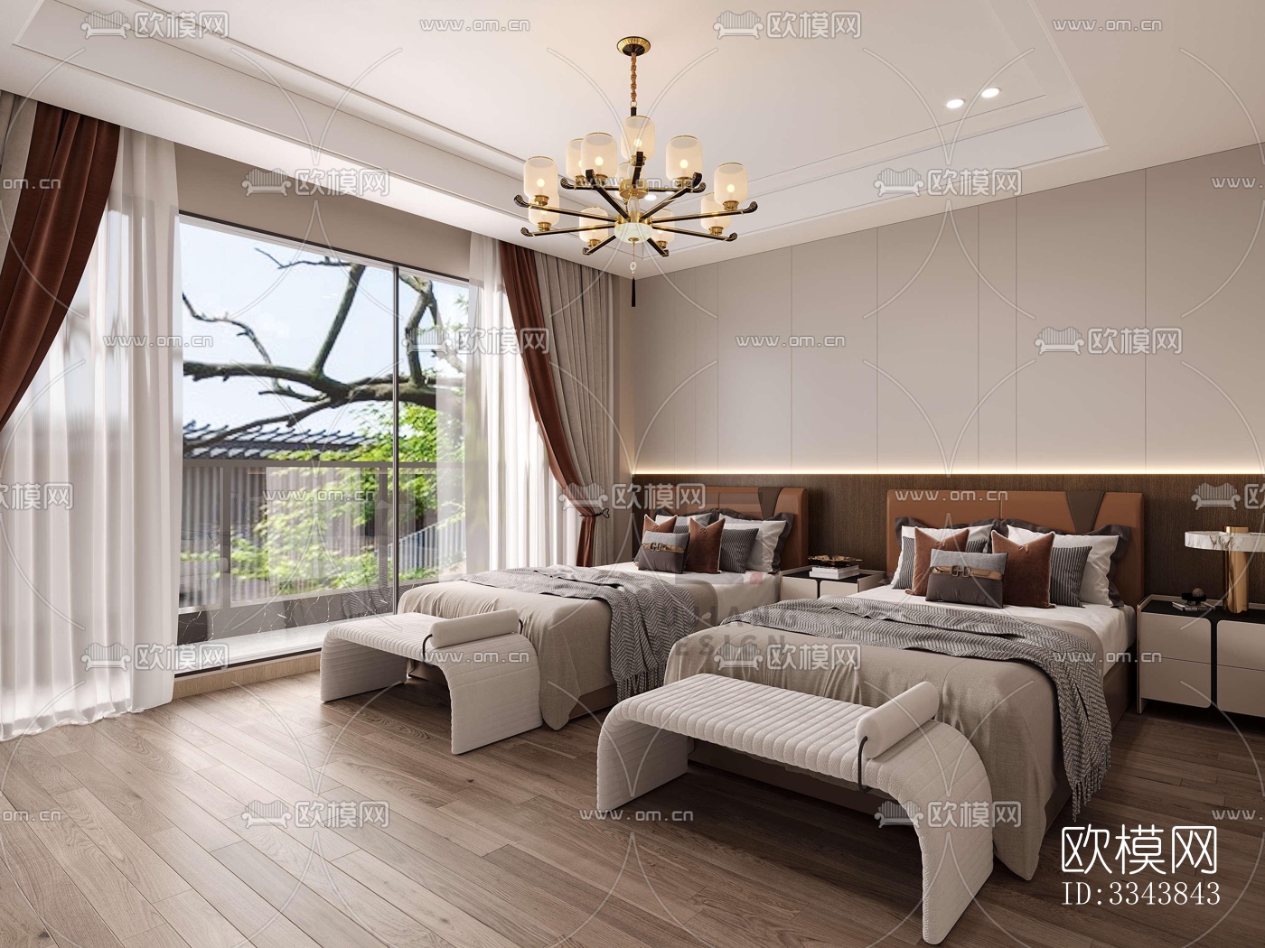 现代别墅效果图下载（渲染图5）