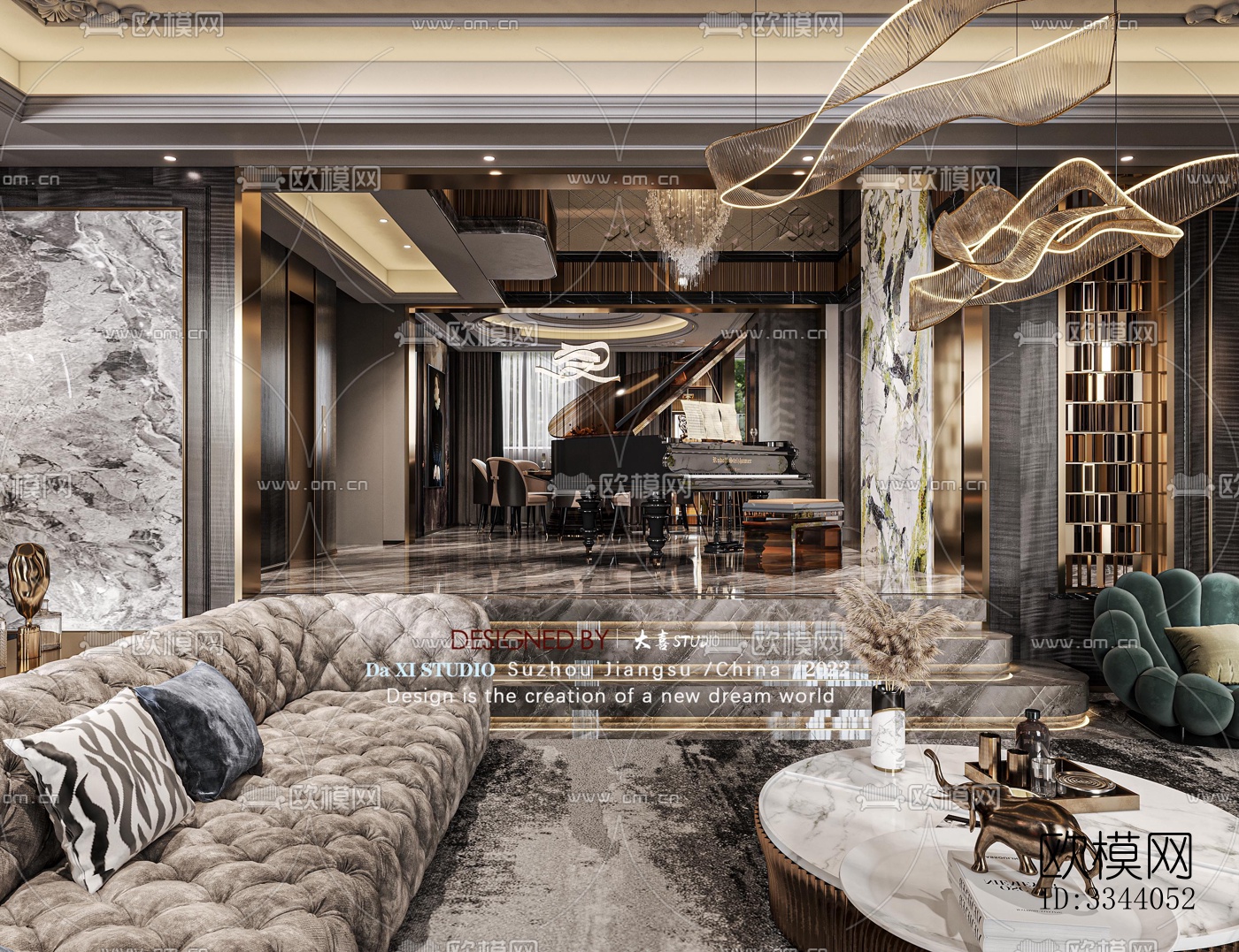 现代别墅效果图下载（渲染图5）