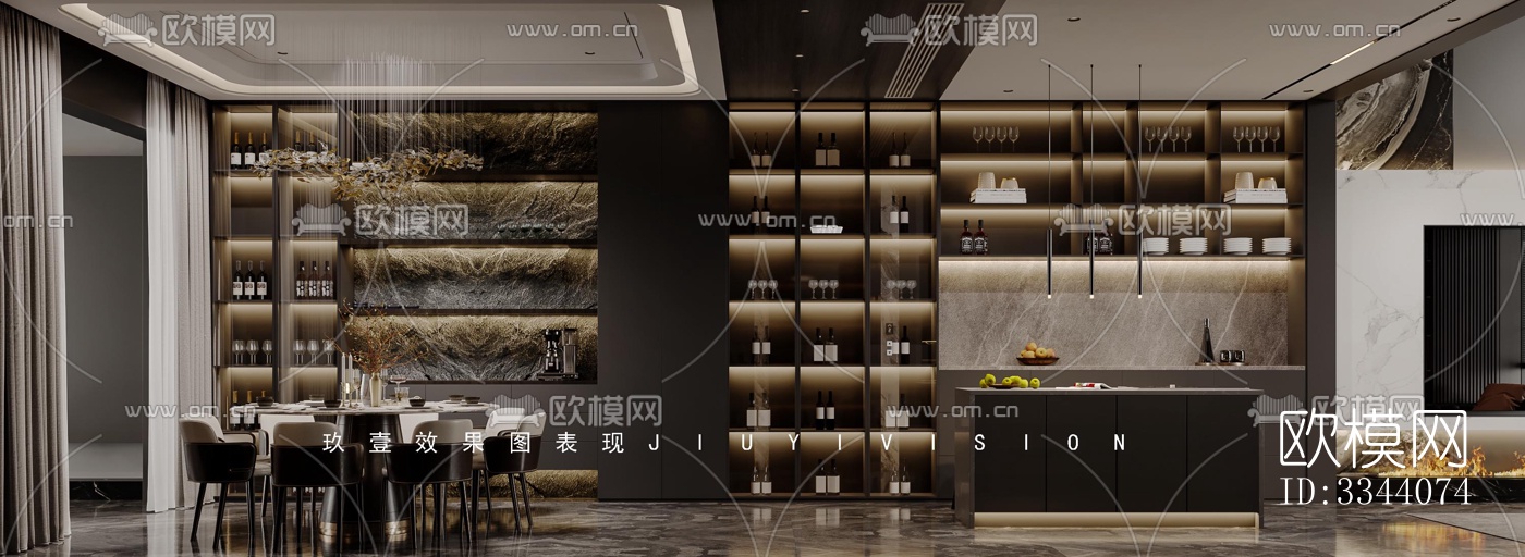 现代别墅效果图下载（渲染图6）