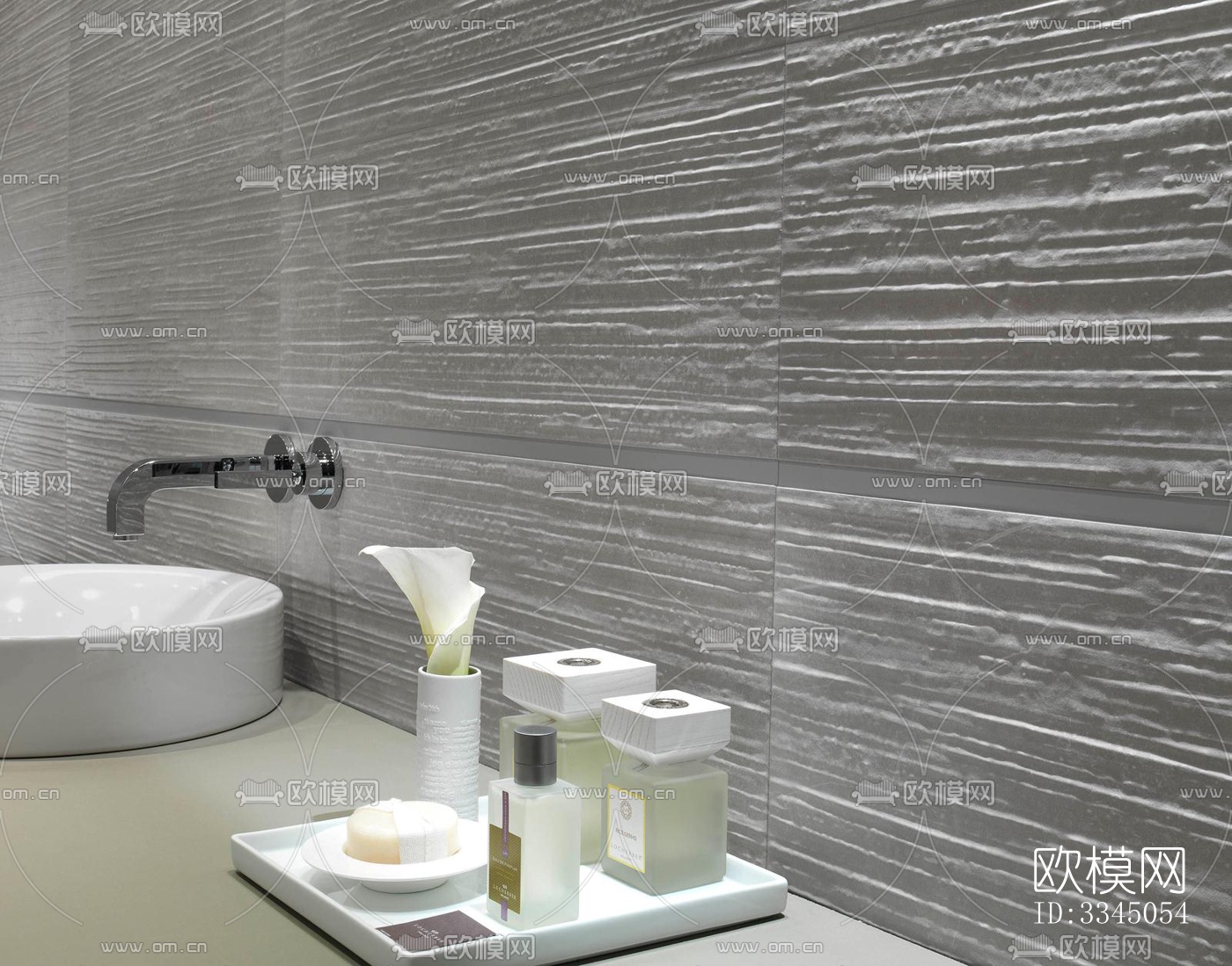 现代卫生间效果图下载（渲染图6）