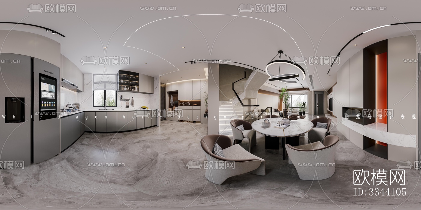 现代别墅效果图下载（渲染图5）