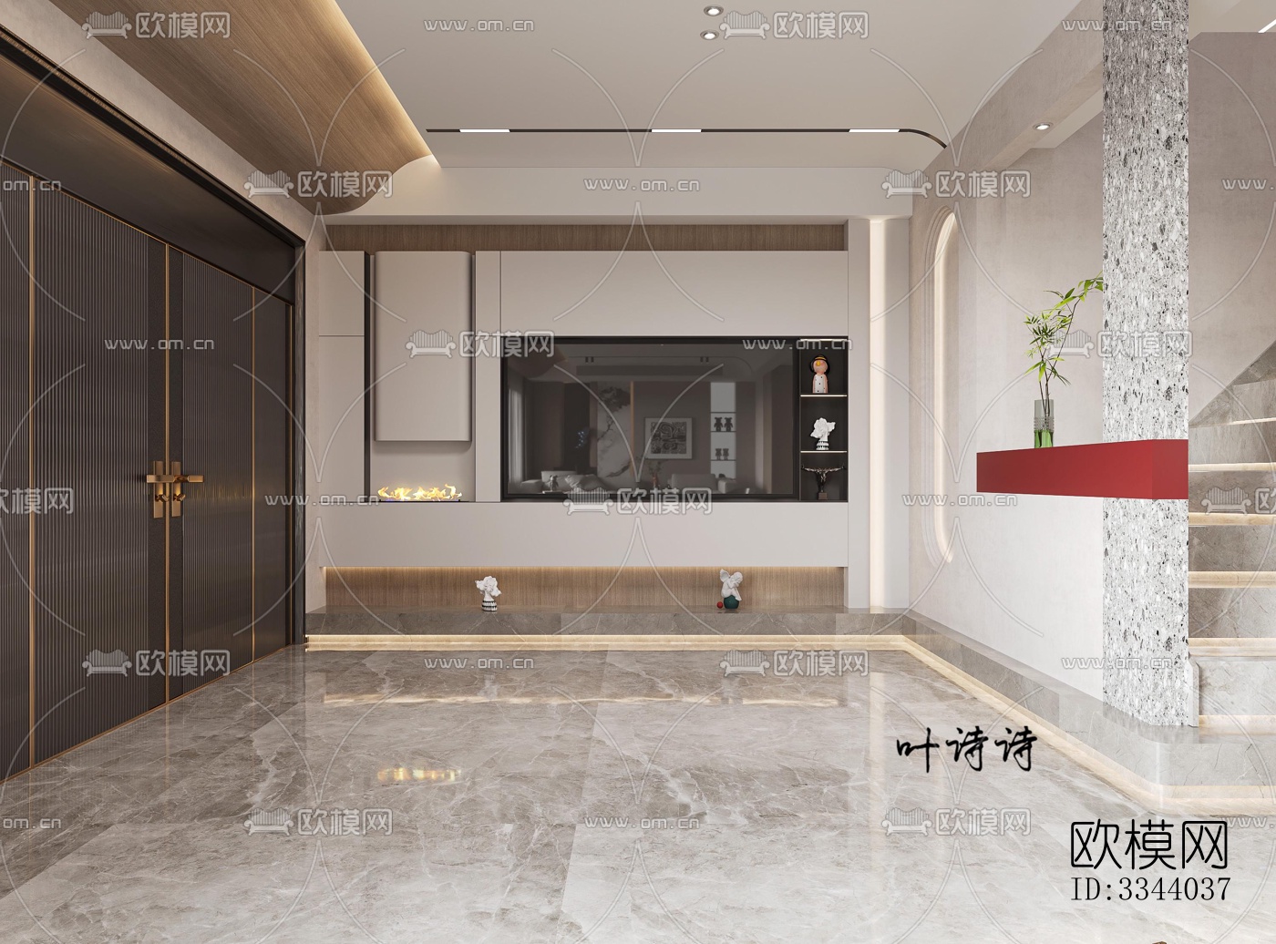 现代别墅效果图下载（渲染图5）