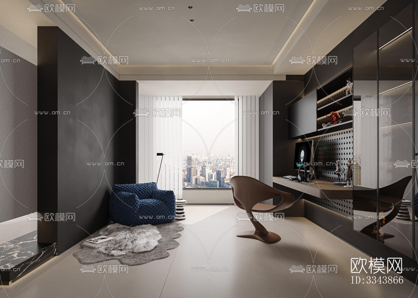 现代别墅效果图下载（渲染图13）