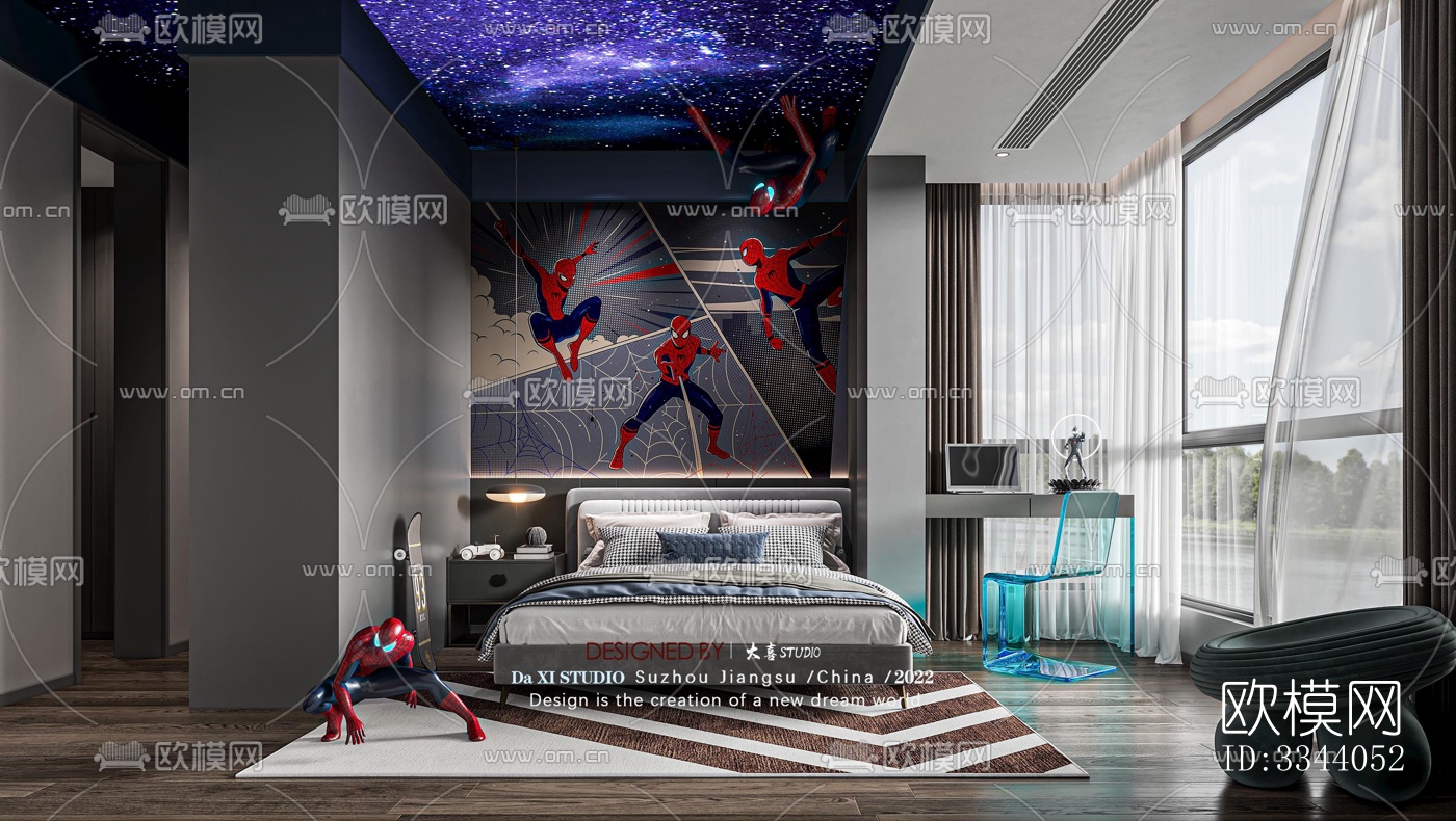 现代别墅效果图下载（渲染图20）