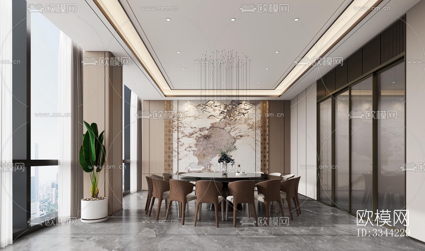 现代别墅效果图下载（渲染图4）