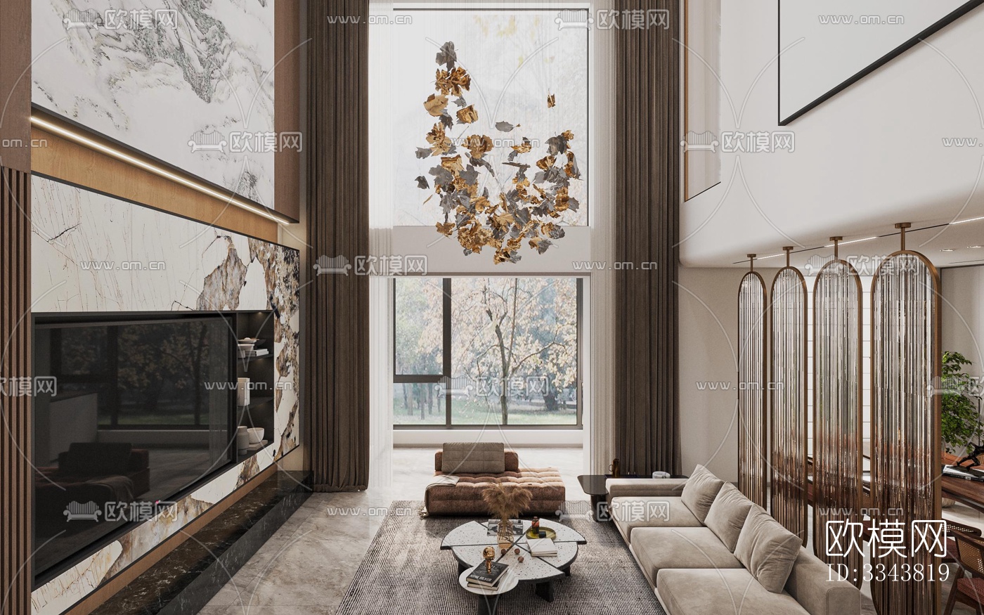 现代别墅效果图下载（渲染图6）