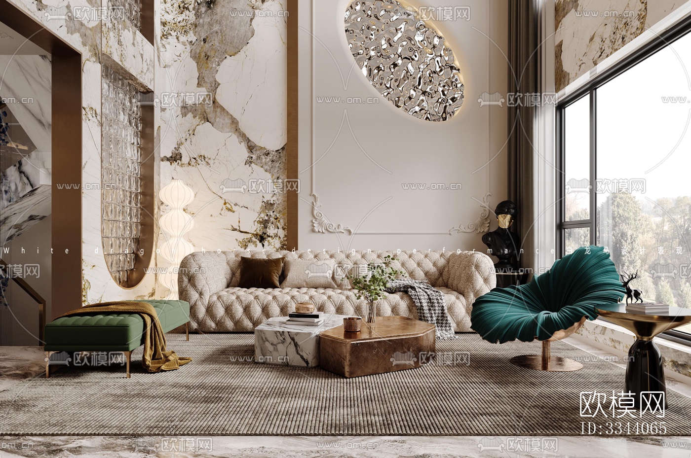 现代别墅效果图下载（渲染图5）