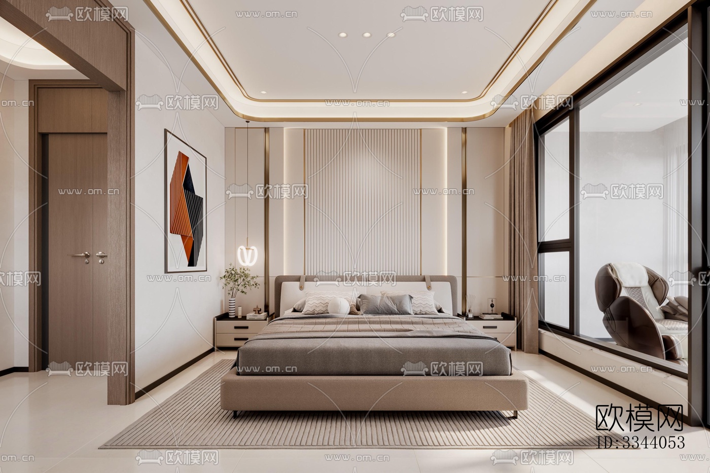 现代别墅效果图下载（渲染图3）