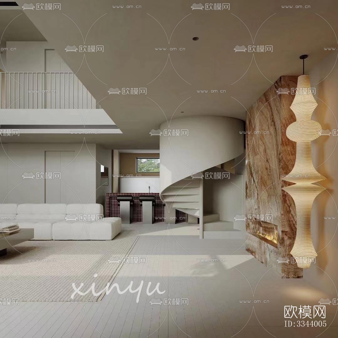 现代别墅效果图下载（渲染图6）