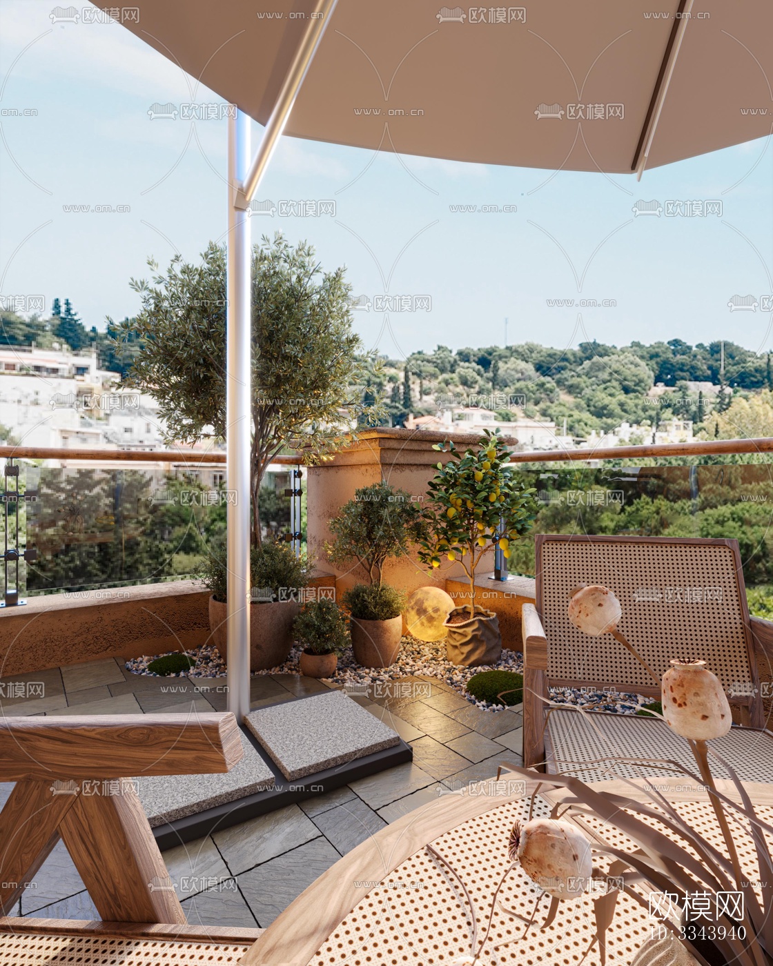 现代别墅效果图下载（渲染图3）