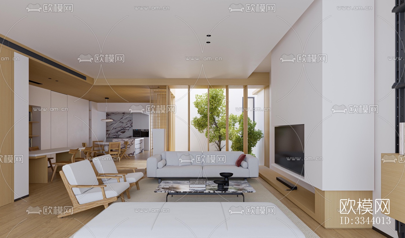 现代别墅效果图下载（渲染图8）