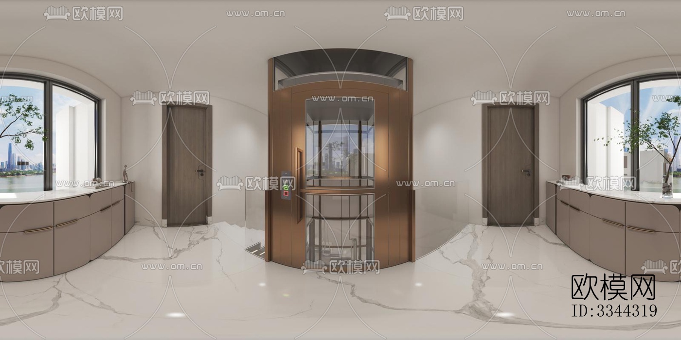 现代别墅效果图下载（渲染图9）