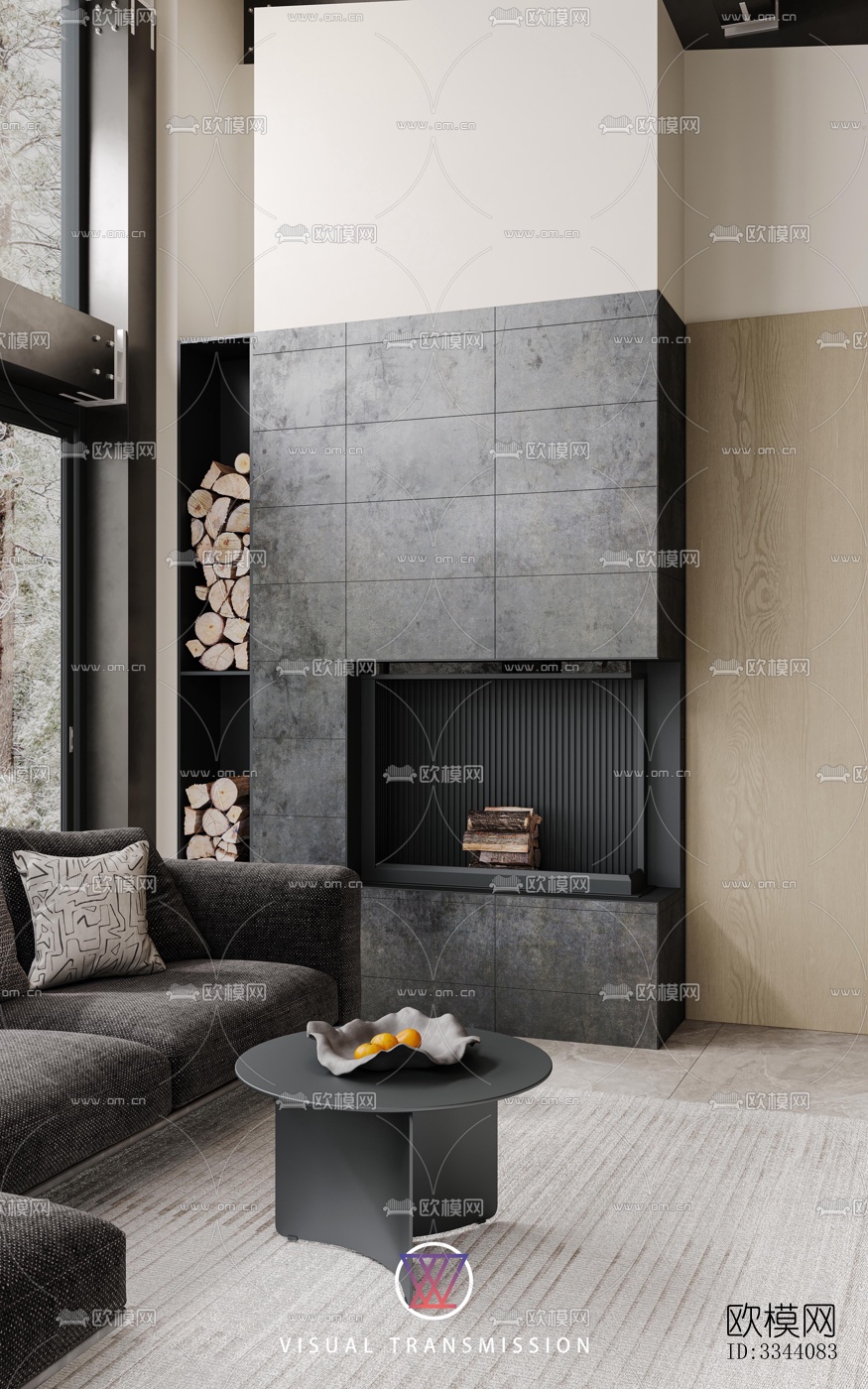 现代别墅效果图下载（渲染图11）