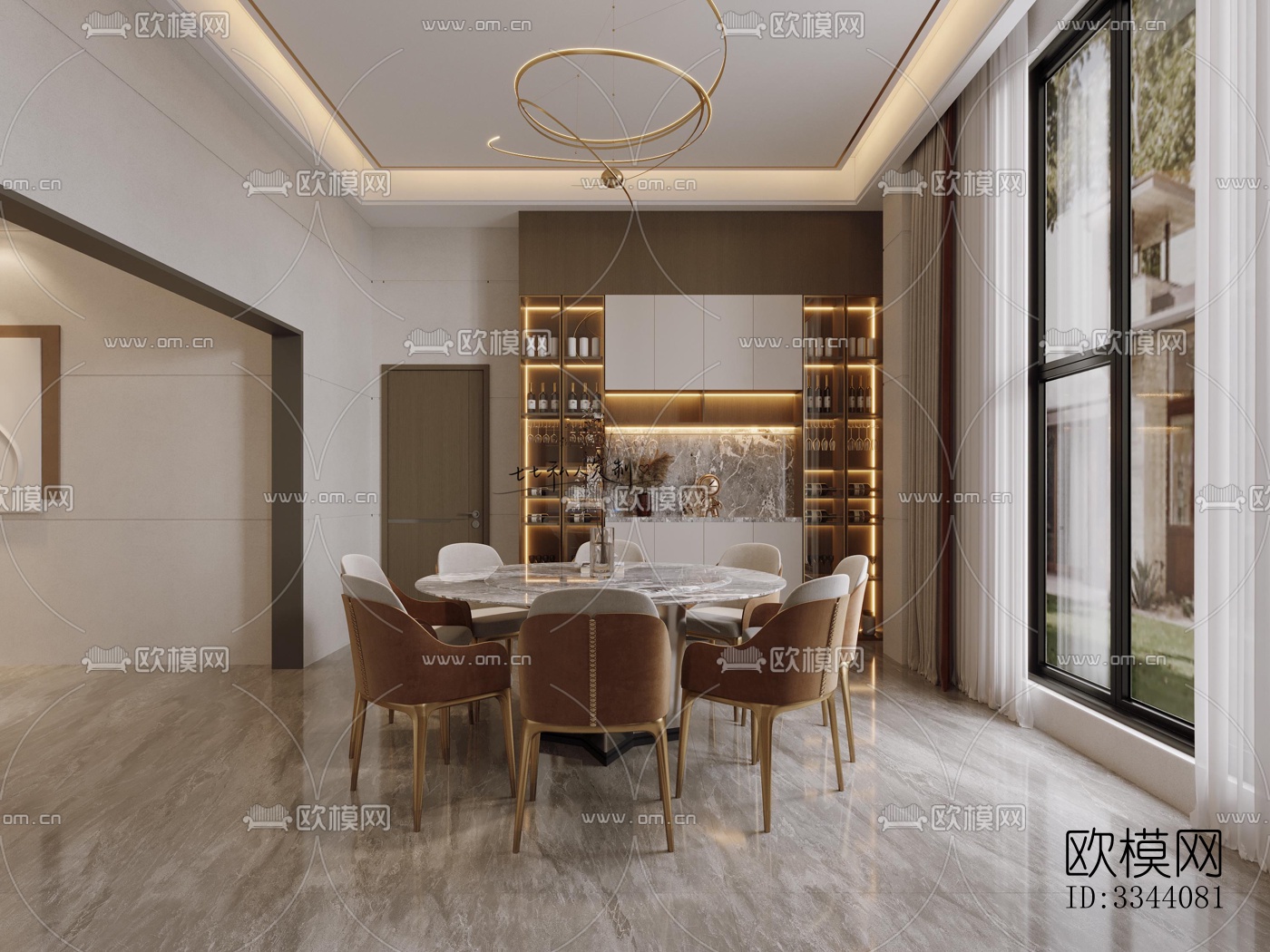 现代别墅效果图下载（渲染图5）