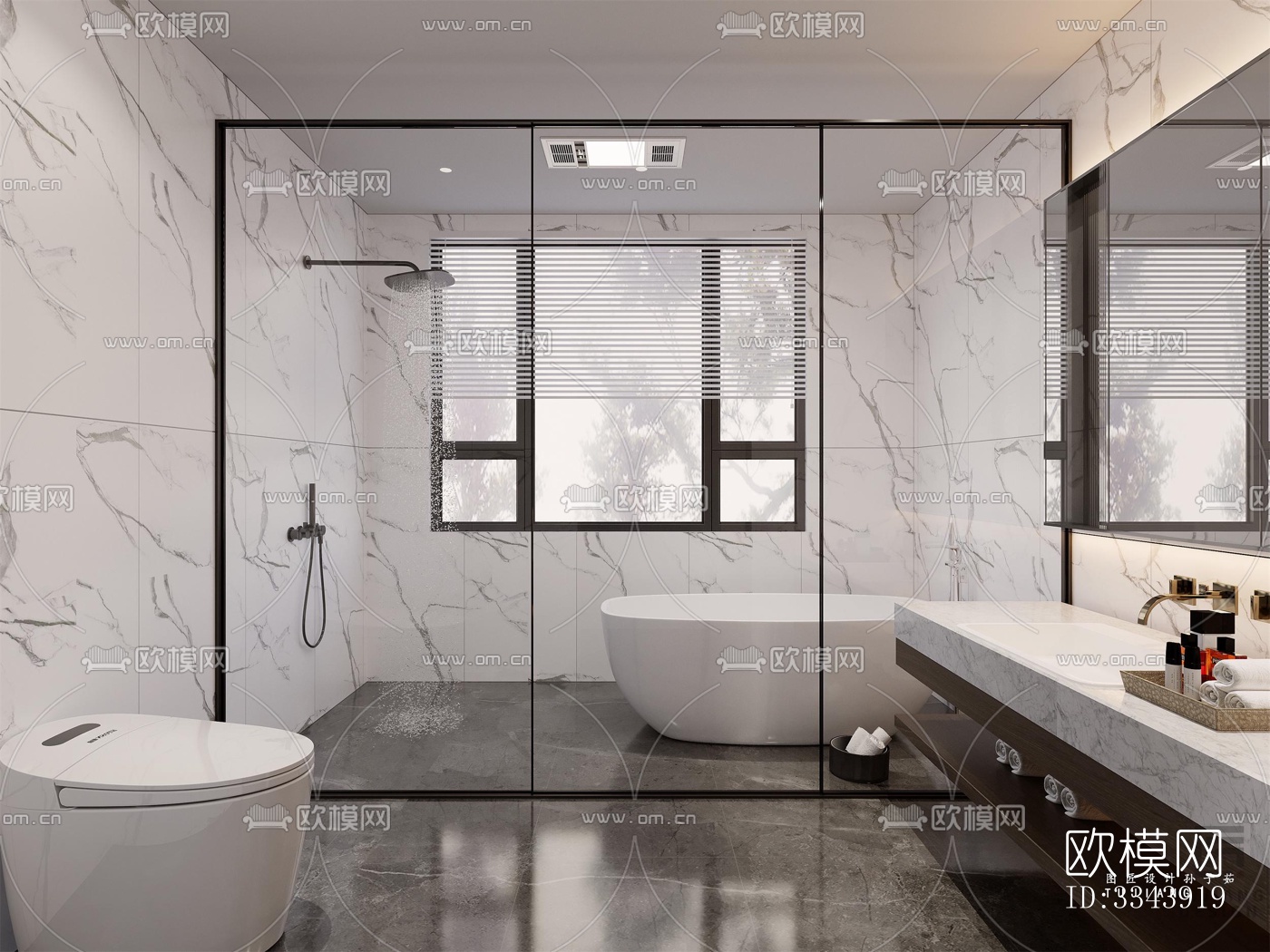 现代别墅效果图下载（渲染图7）