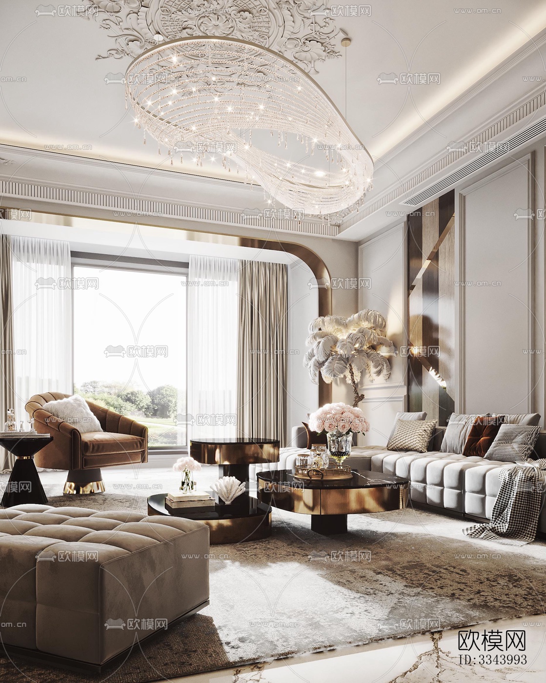 现代别墅效果图下载（渲染图12）