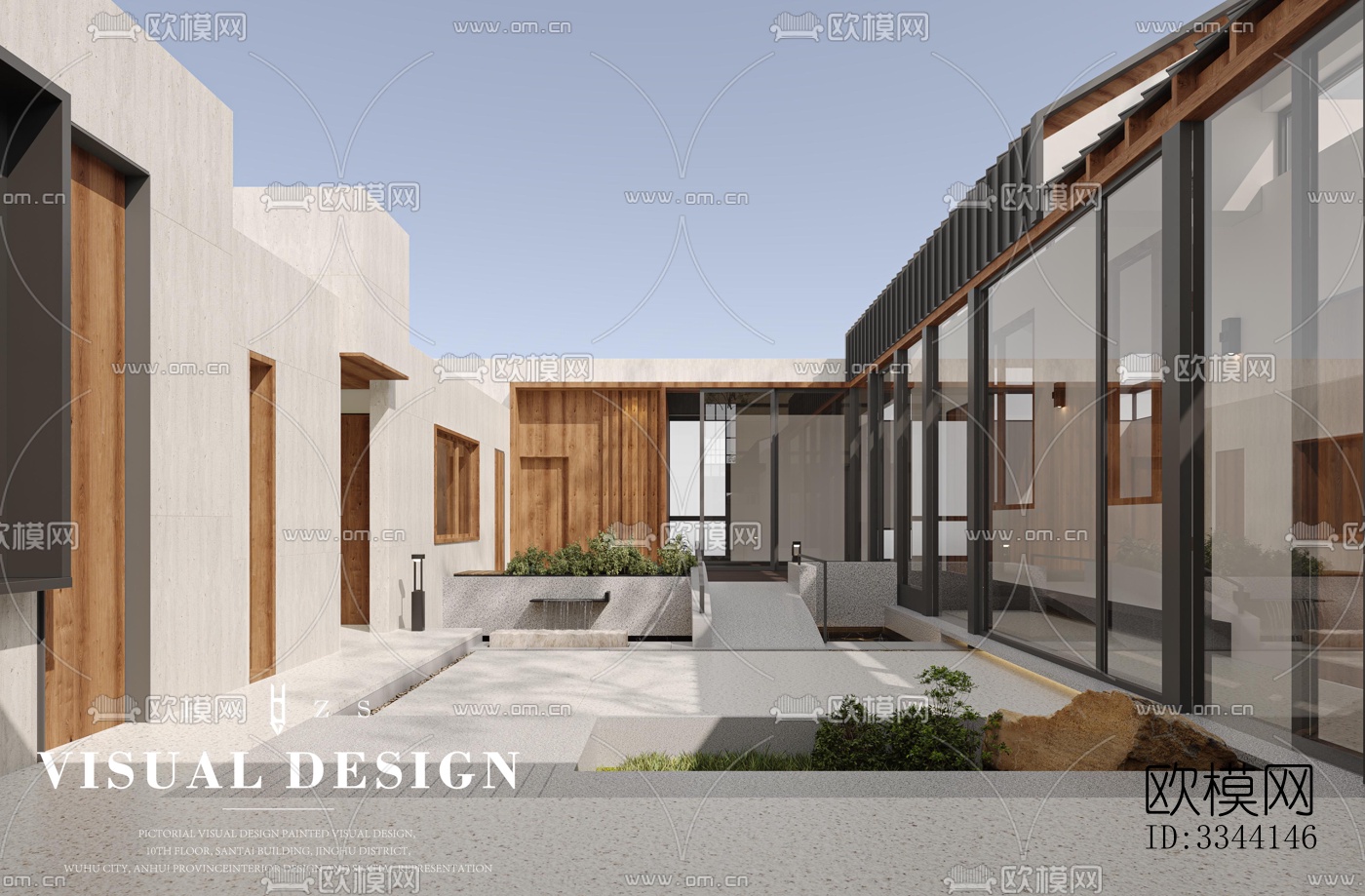 现代别墅效果图下载（渲染图8）