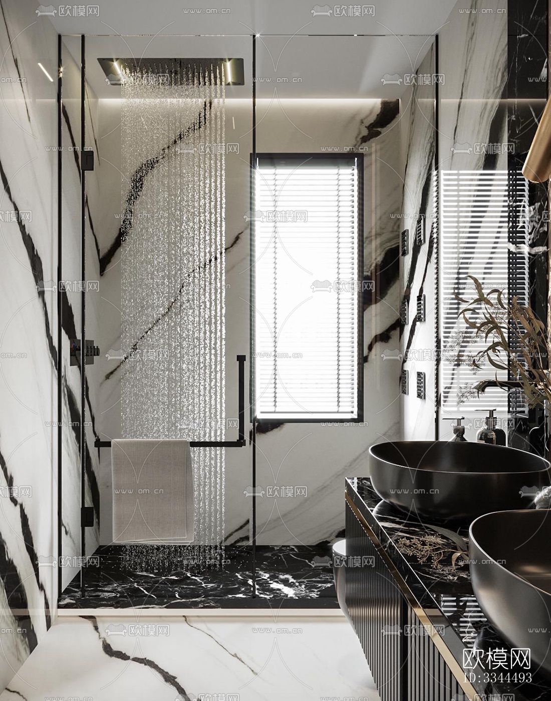 现代卧室效果图下载（渲染图4）