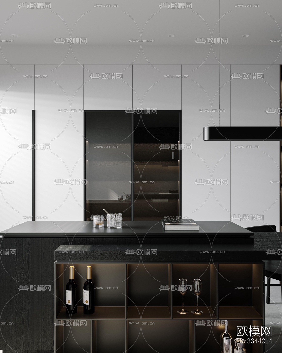 现代别墅效果图下载（渲染图8）