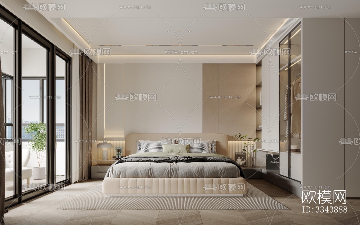 现代别墅效果图下载（渲染图8）