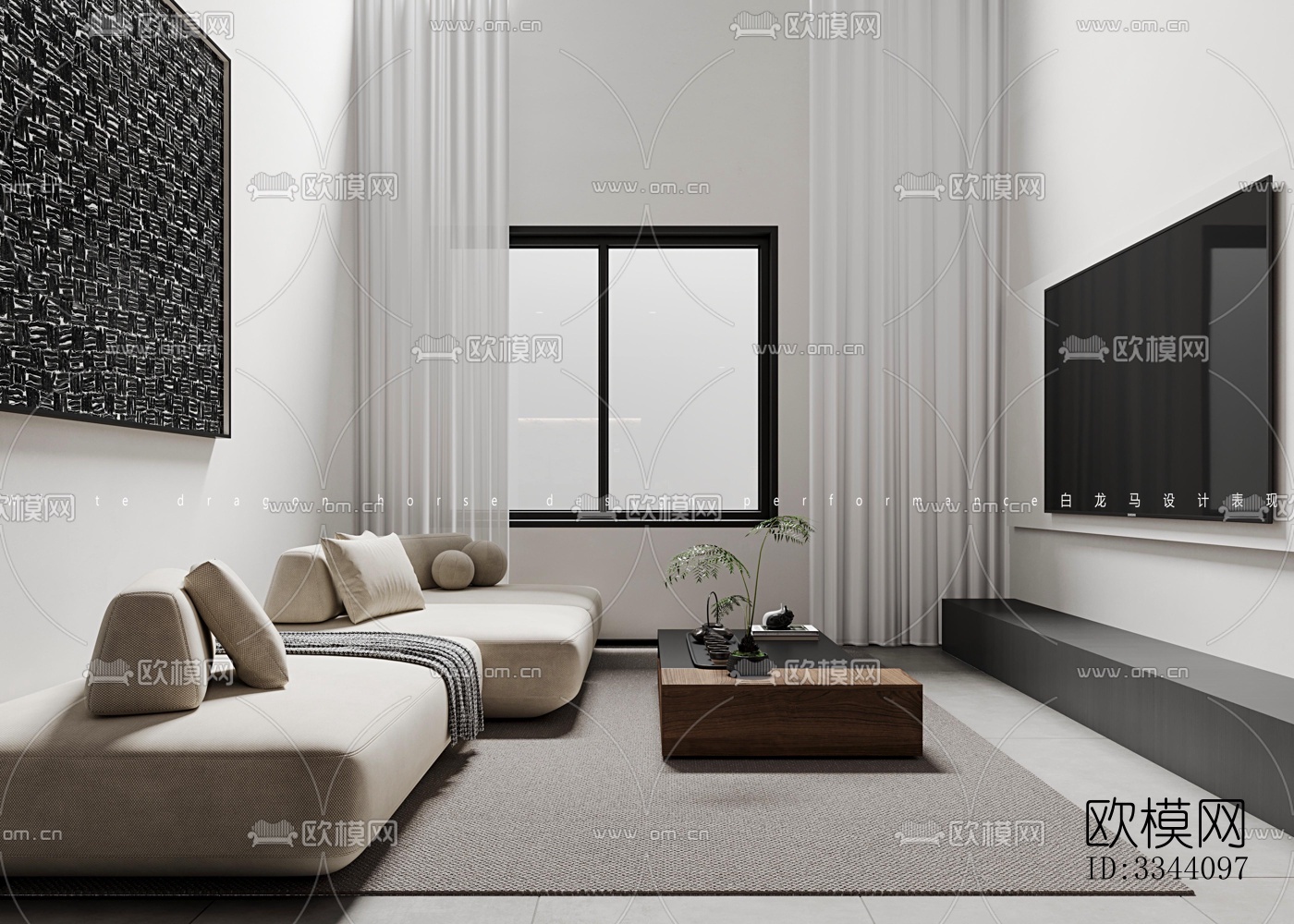 现代别墅效果图下载（渲染图4）