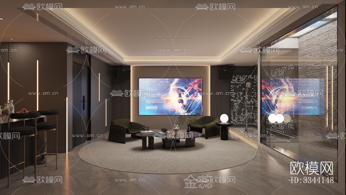 现代别墅效果图下载（渲染图5）