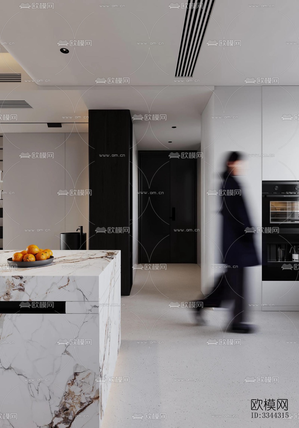 现代别墅效果图下载（渲染图8）