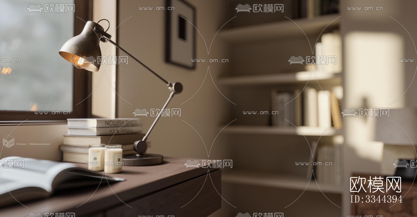 现代卧室效果图下载（渲染图6）