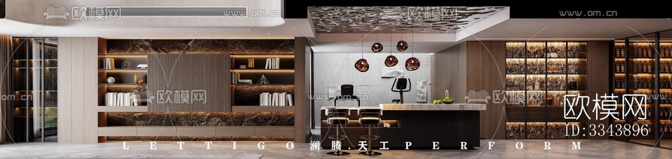 現(xiàn)代別墅效果圖下載(渲染圖2)