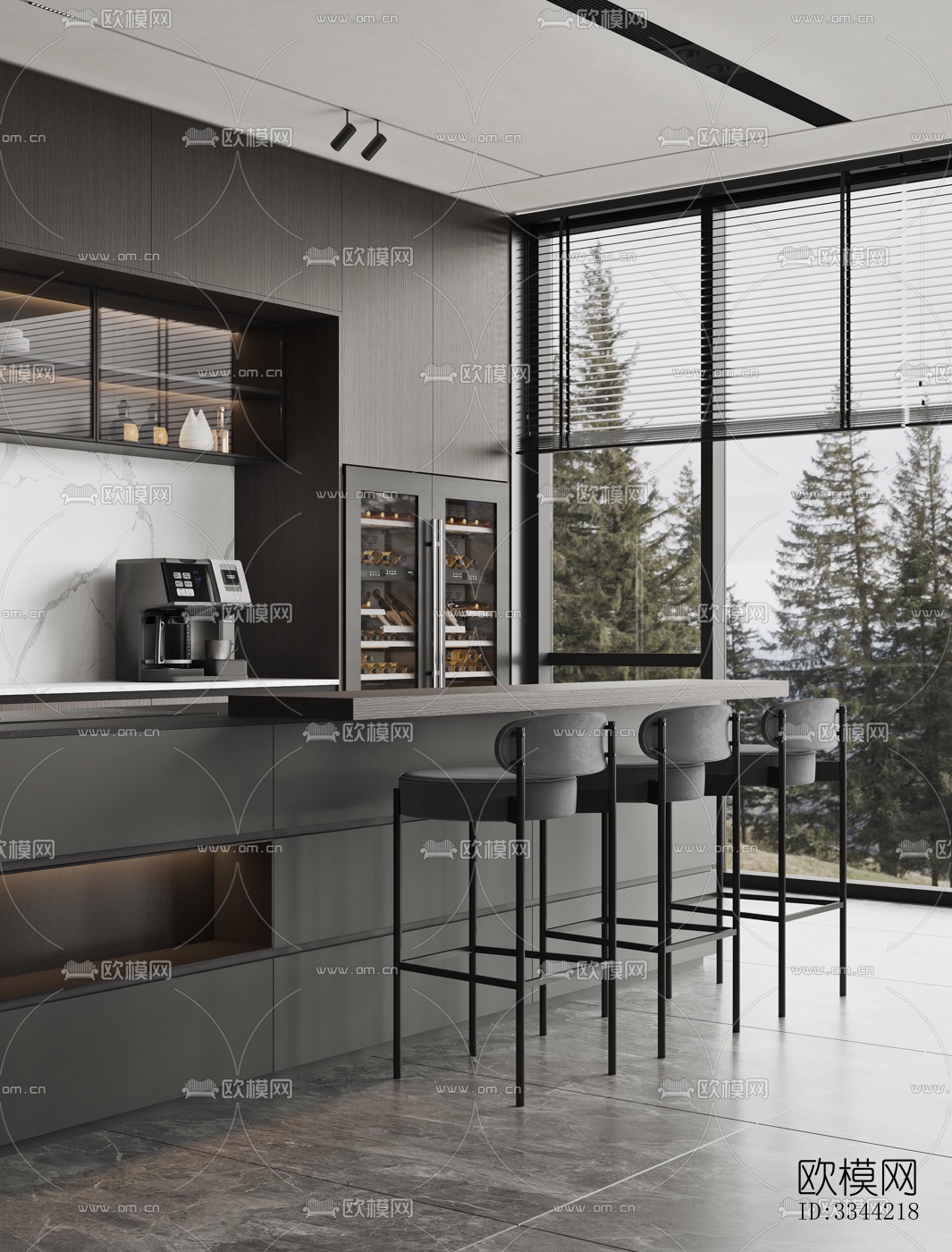 现代别墅效果图下载（渲染图12）