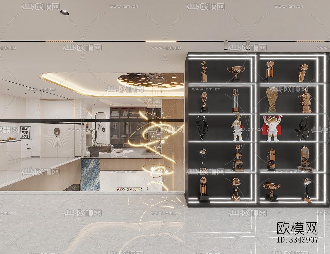 现代别墅效果图下载（渲染图6）