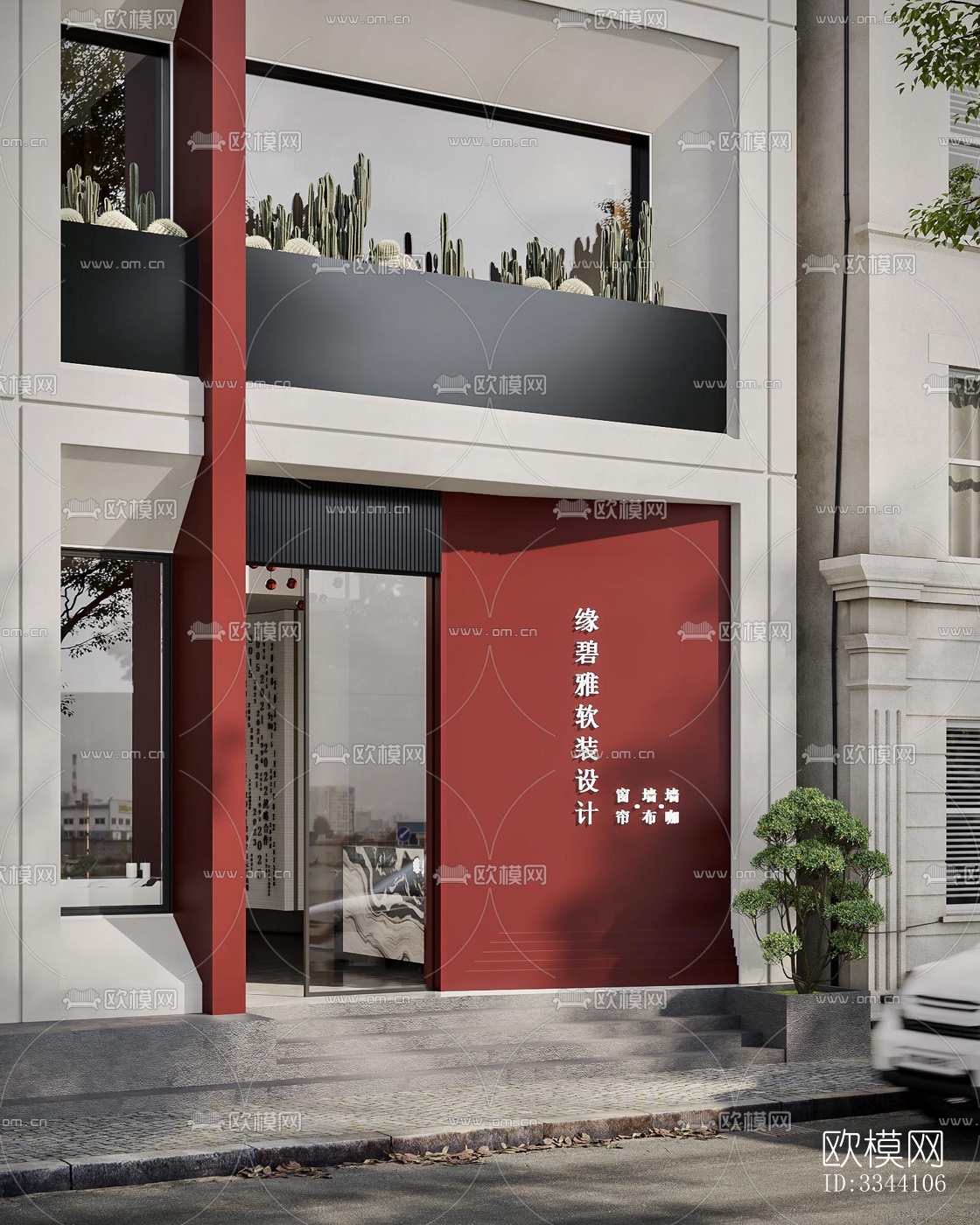 现代别墅效果图下载（渲染图8）