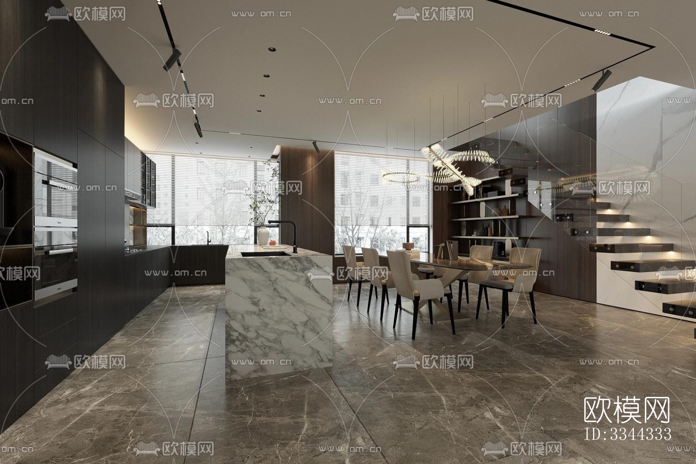 现代别墅效果图下载（渲染图11）