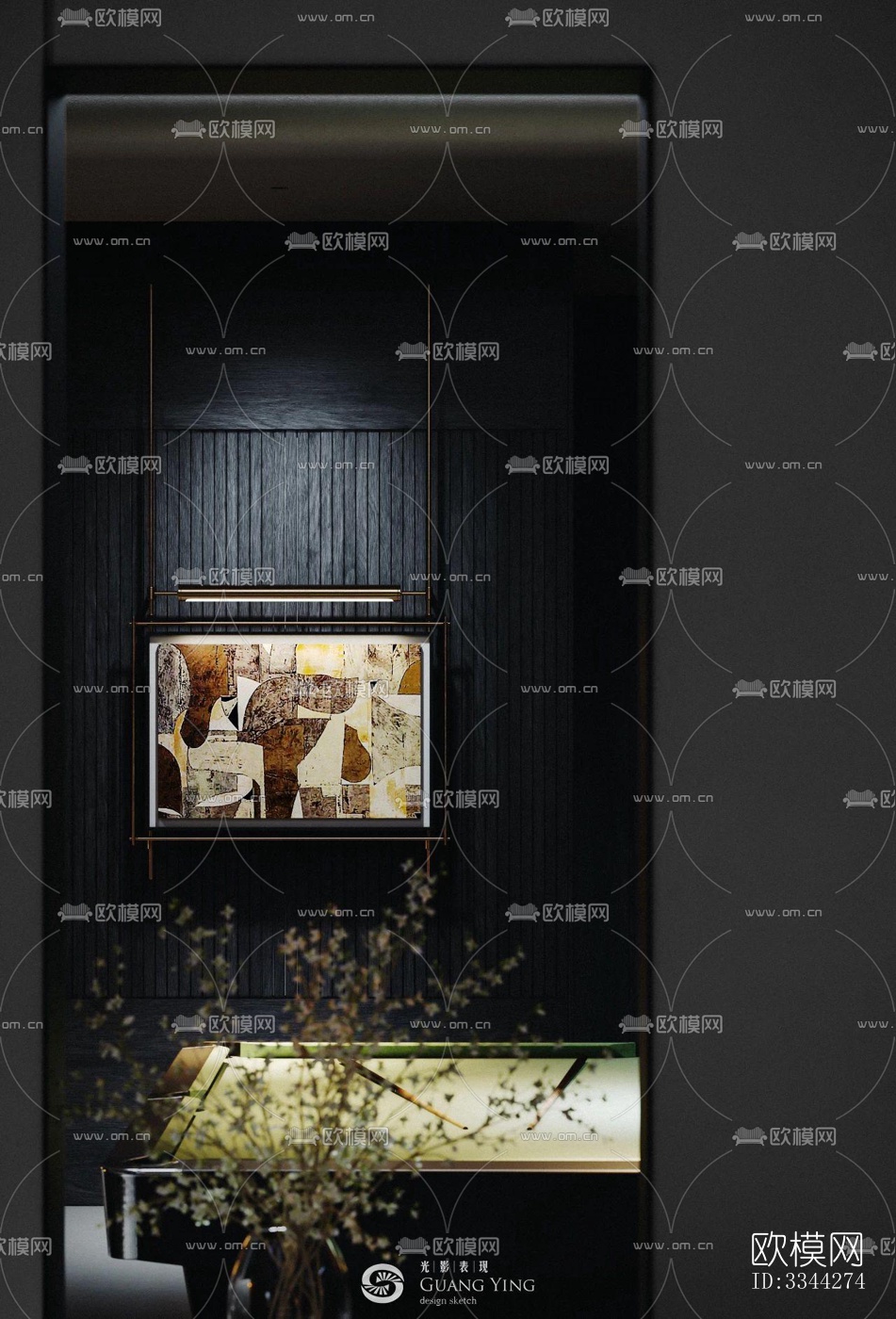 现代别墅效果图下载（渲染图9）