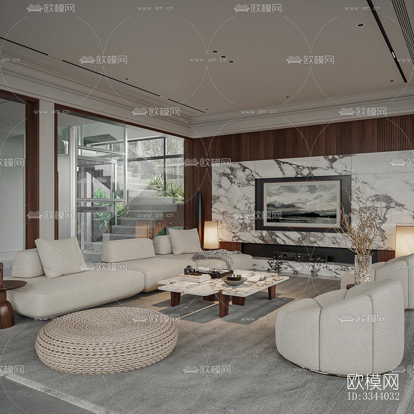 现代别墅效果图下载（渲染图10）