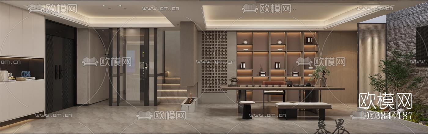 现代别墅效果图下载（渲染图5）