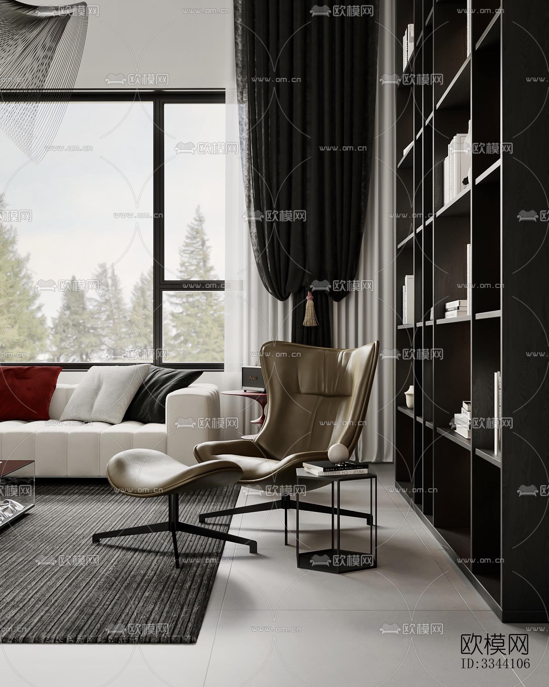 现代别墅效果图下载（渲染图11）