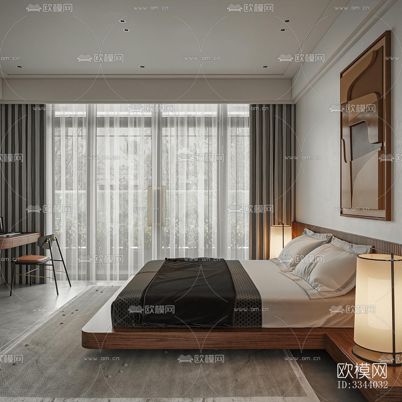 现代别墅效果图下载（渲染图4）