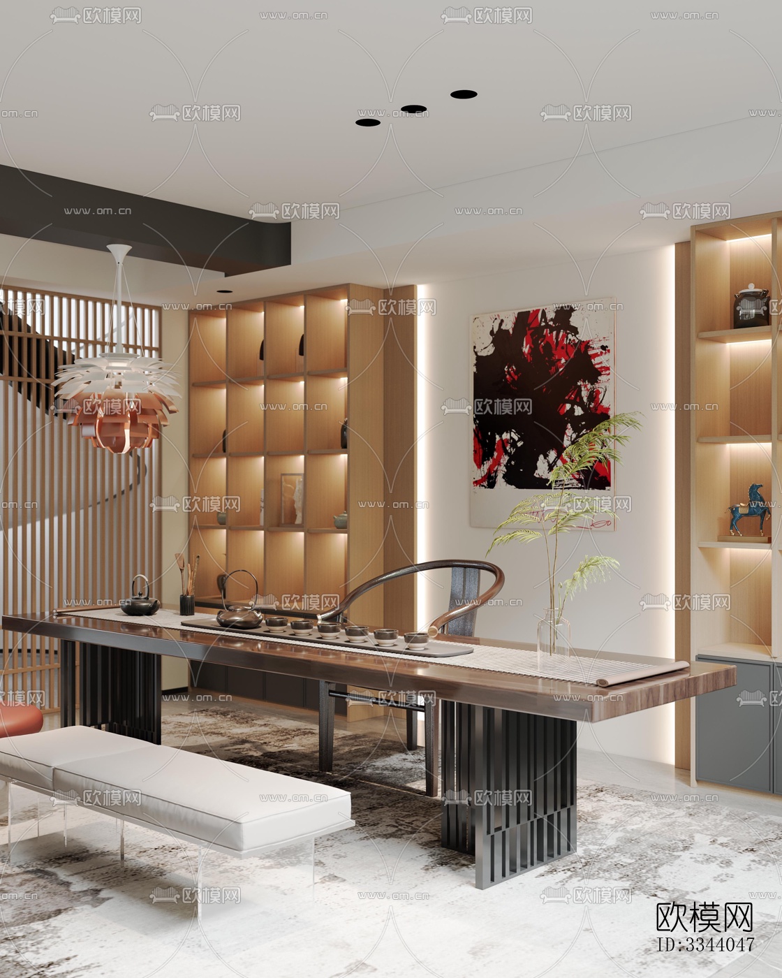 现代别墅效果图下载（渲染图14）