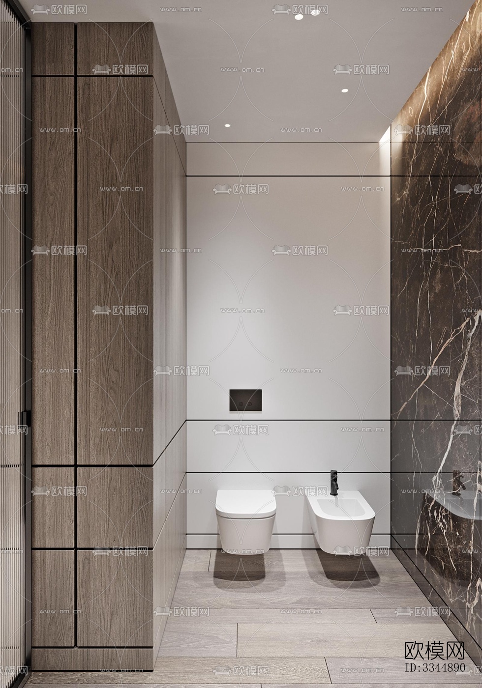 现代卧室效果图下载（渲染图6）