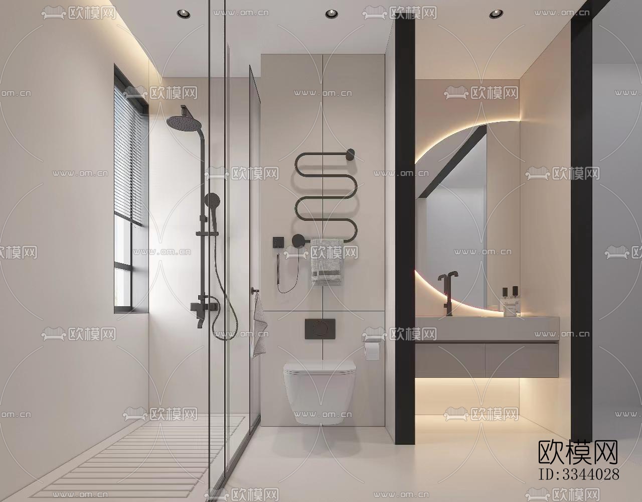 现代别墅效果图下载（渲染图4）