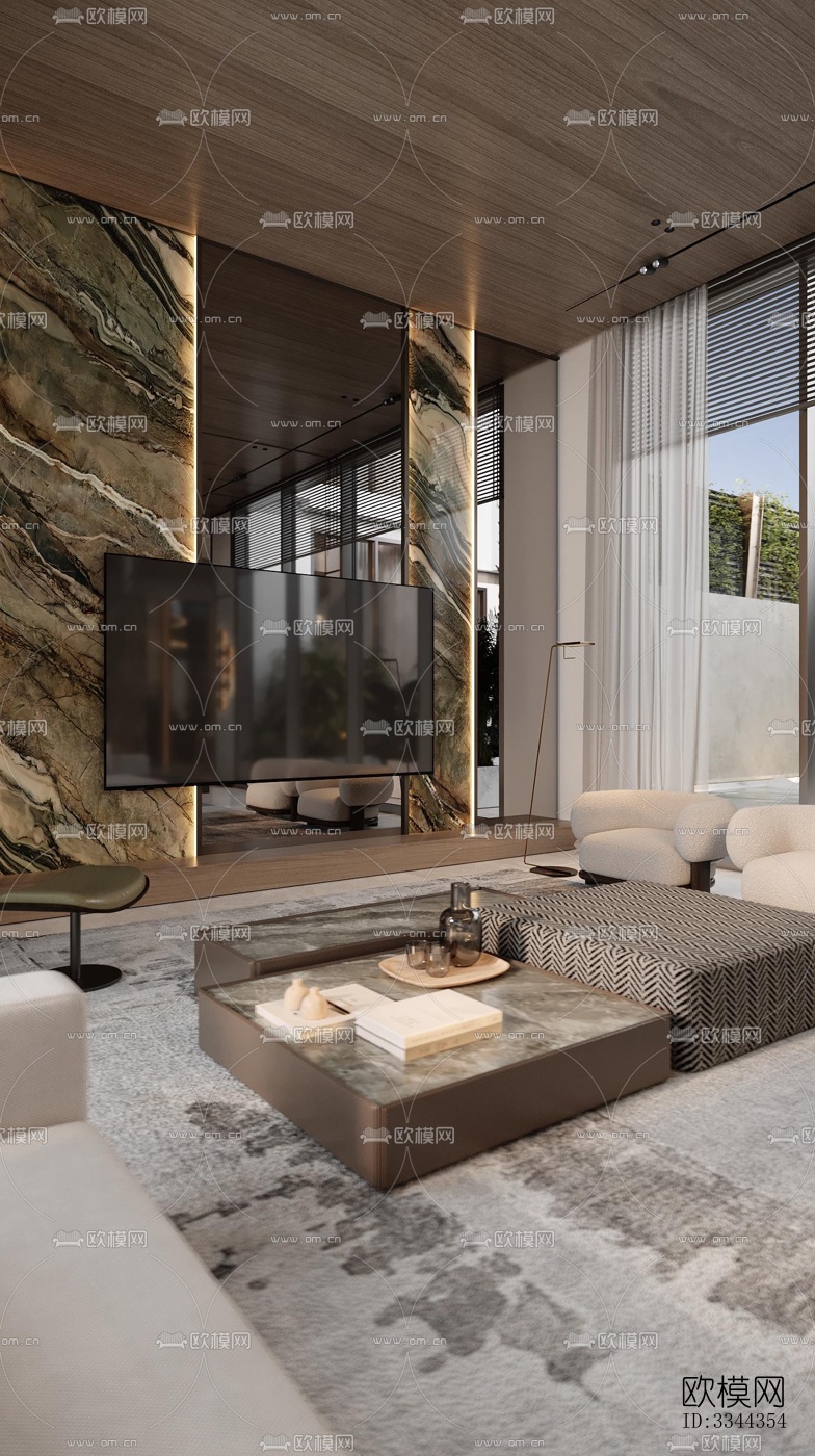 现代别墅效果图下载（渲染图6）