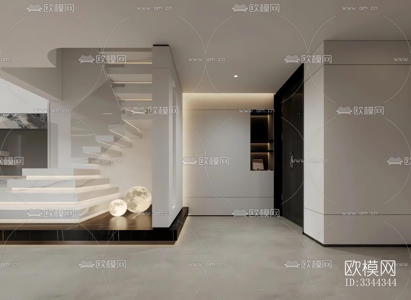 现代别墅效果图下载（渲染图8）