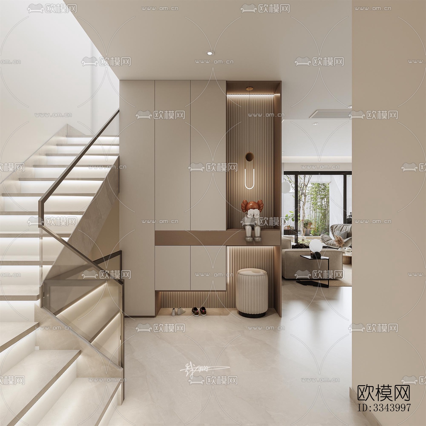 现代别墅效果图下载（渲染图2）