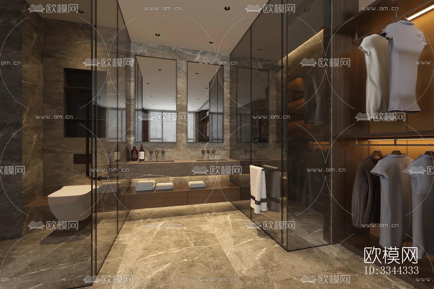 现代别墅效果图下载（渲染图19）